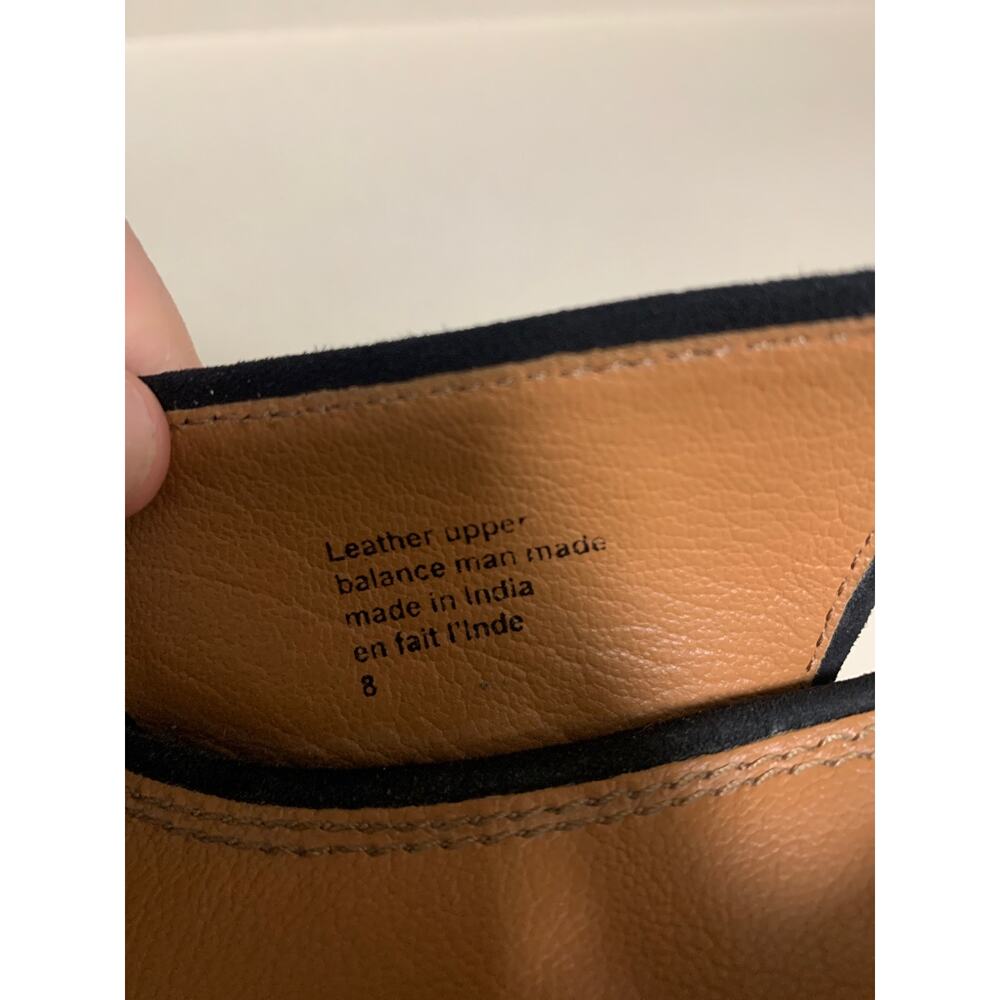 Anthropologie Seychelles Suede Sling Back Mules Black Size 8 - Picture 6 of 9